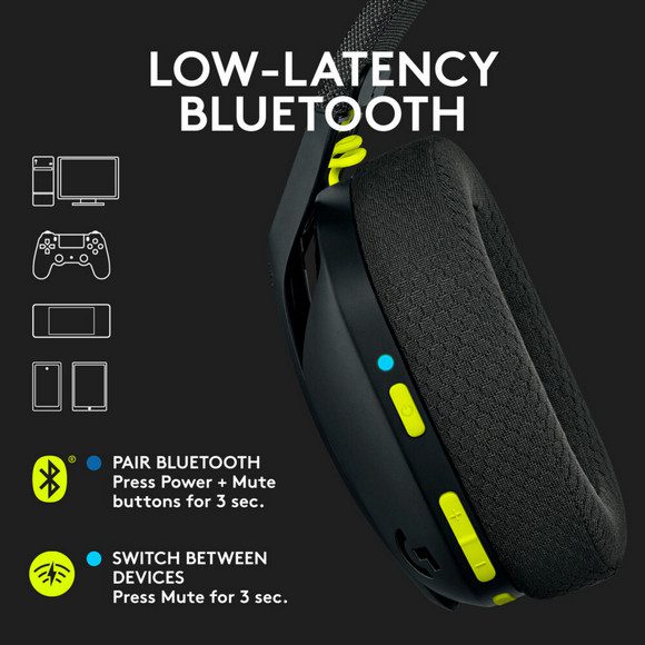 Logitech Headset G435 Lightspeed Wireless Gaming Logitech Headset G435 Lightspeed Wireless Gaming